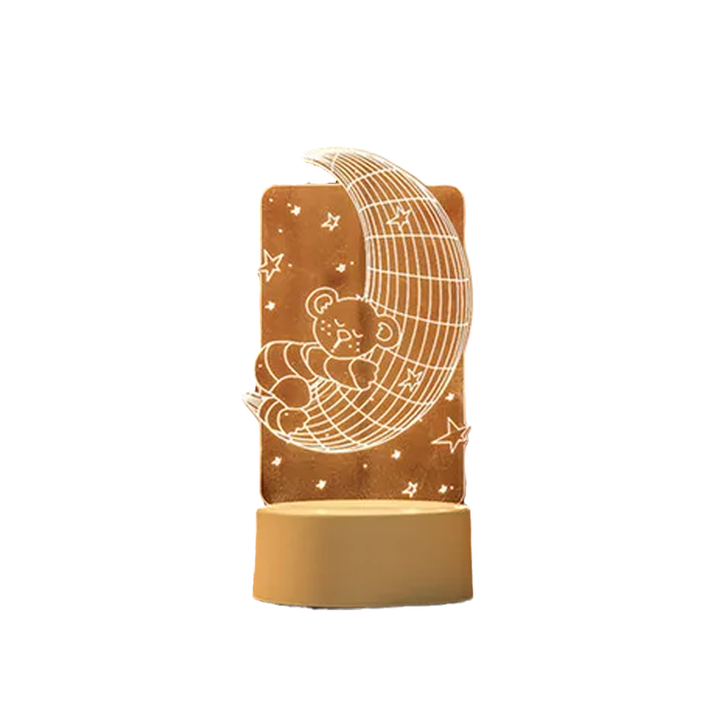3D Nattlampa Usb