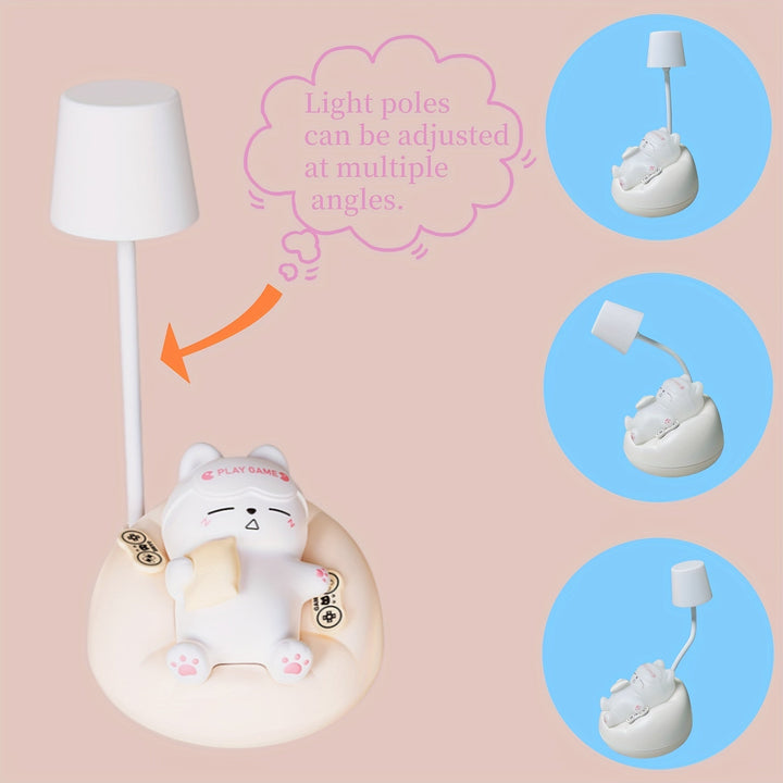 LumiKat Lampa - Söt LED Katt Nattljus