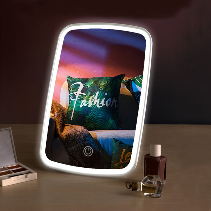 BloomMirror - Elegant LED Makeup Spegel USB Uppladdningsbar
