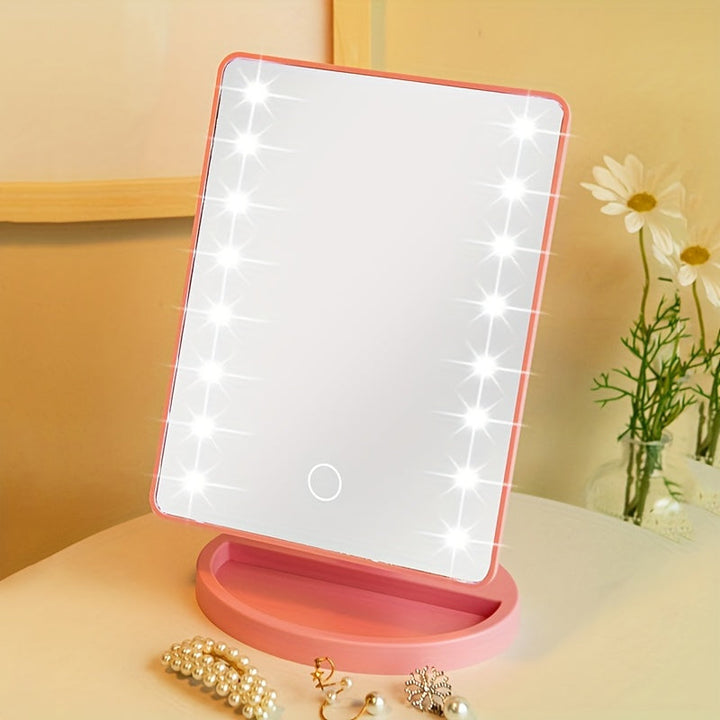 GlowPerfect - Justerbar Makeup Spegel med 16 LED