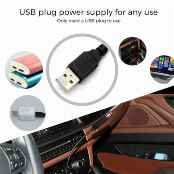 Färgglad Bil- och Hemtak Romantisk USB Nattlampa
