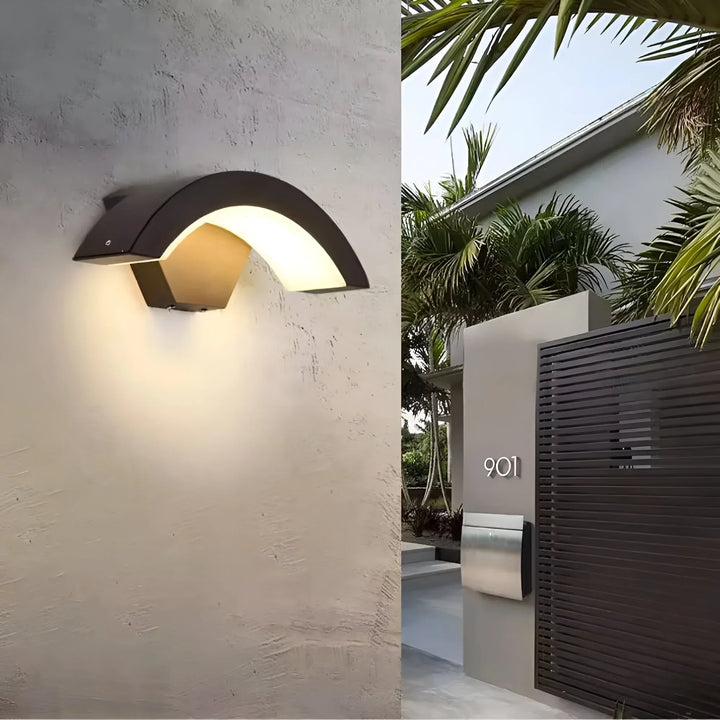 LumiGuard – Rörelsesensor Utomhus Vägglampa