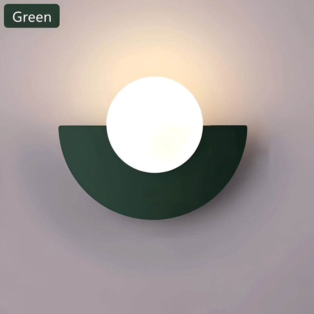 LumiGlow – Modern Halvmåne Vägglampa