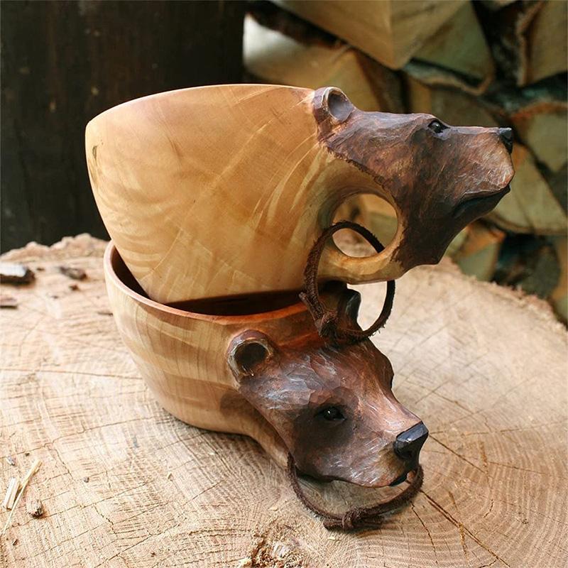 Handsnidad Djurod Wooden Cup