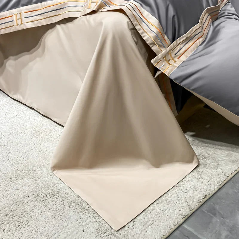 Lyxigt Satin Sängkläder 4-delars Set - OpulenceSleep