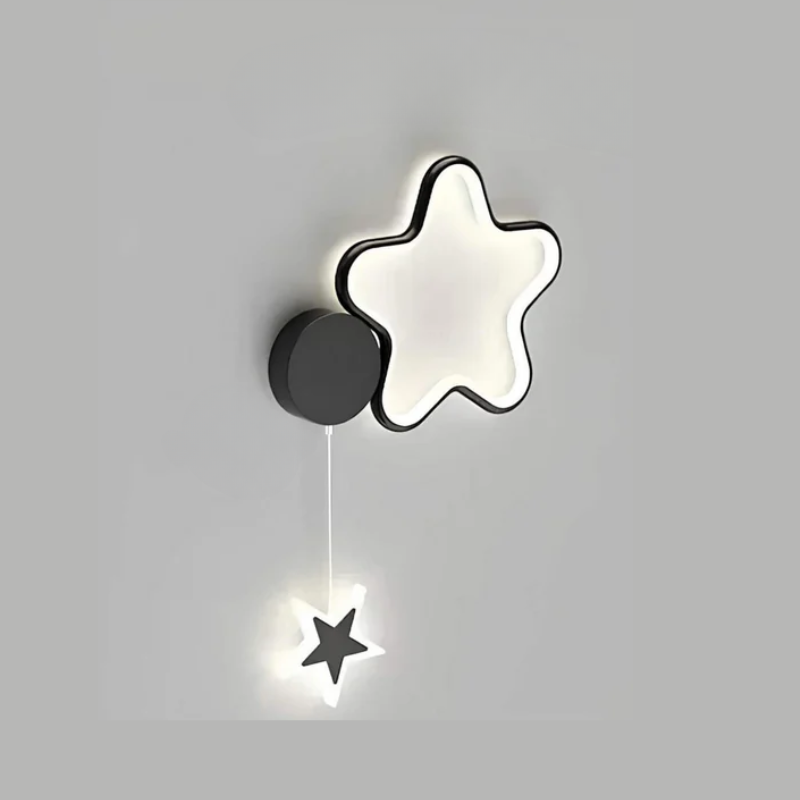DreamLight | Magisk Vägglampa med Moln, Stjärnor och Måne