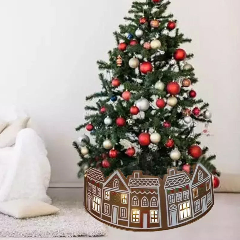 LED Pepparkakshus Julgran Krage