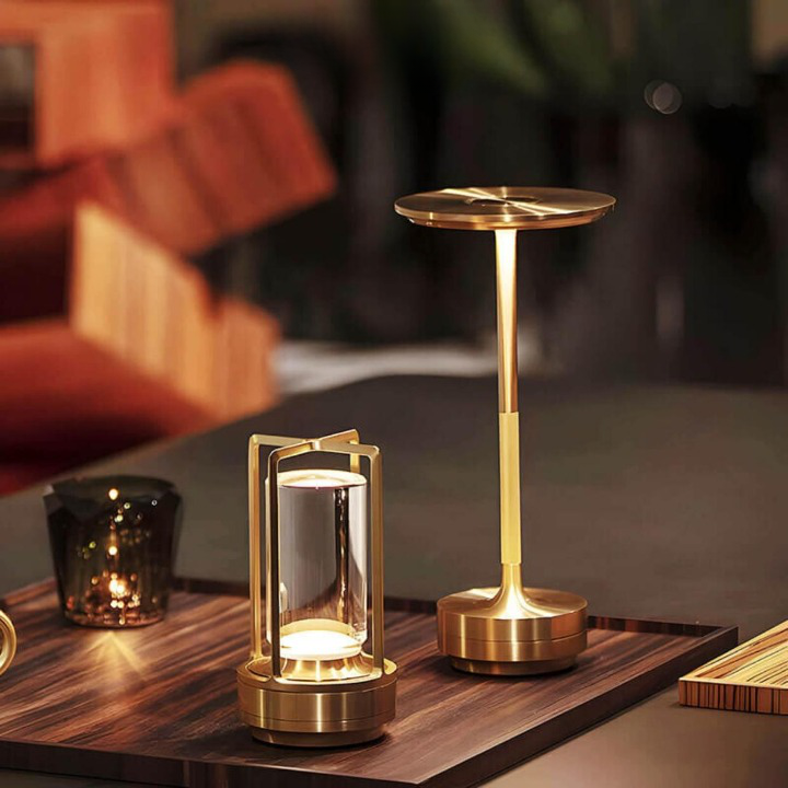 Lyxig &amp; Elegant Trådlös Bordslampa | AuraLux