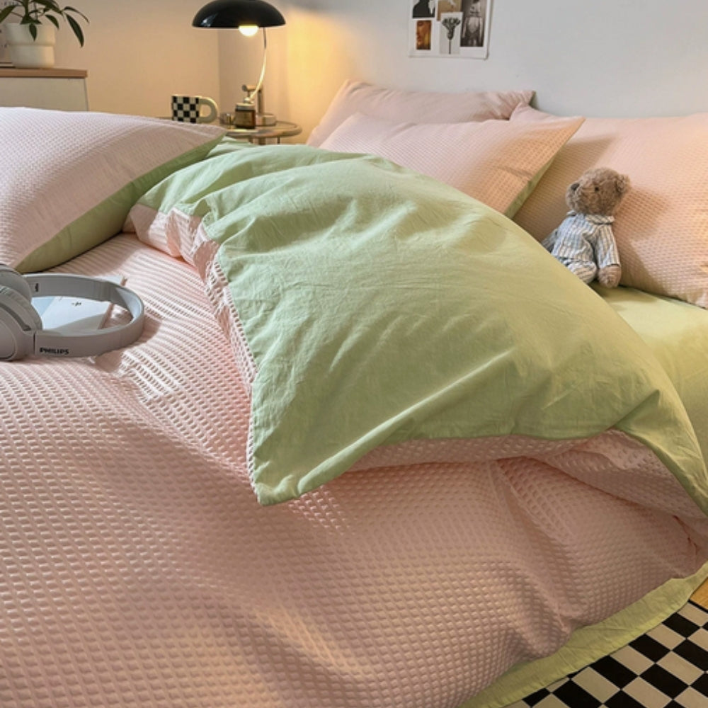 Beaumont Ultra-Mjuk Vaffel Duvet Set | 3-delars Set