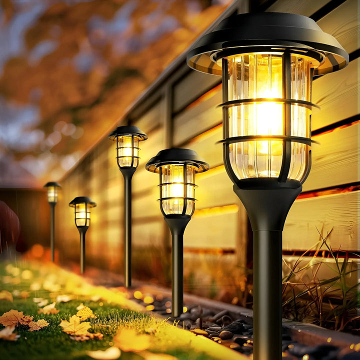 SolarGlow – Solcells Trädgårdslampa Set (6-Pack)