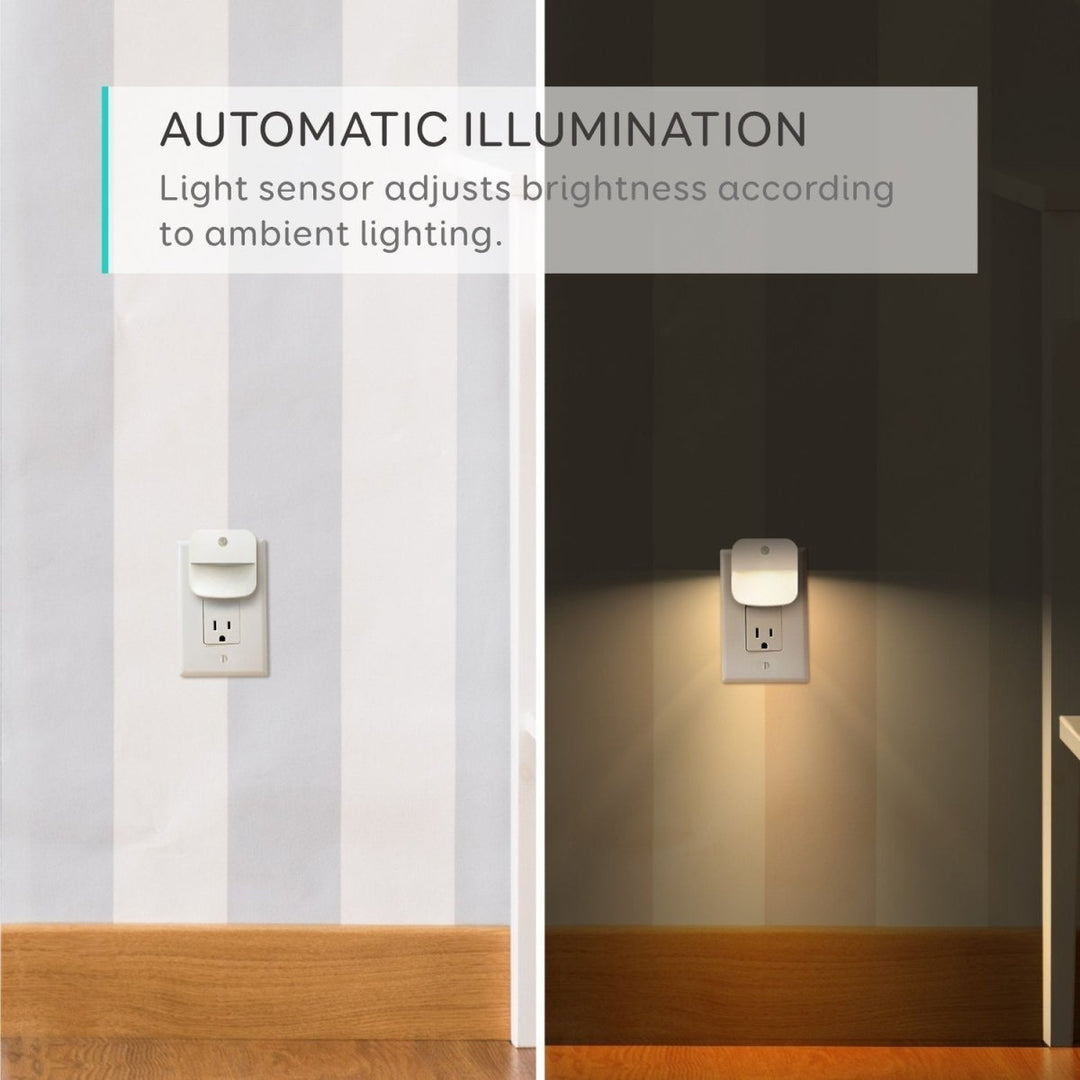 Energibesparande vägguttag nattlampor med automatisk sensor (6-pack)