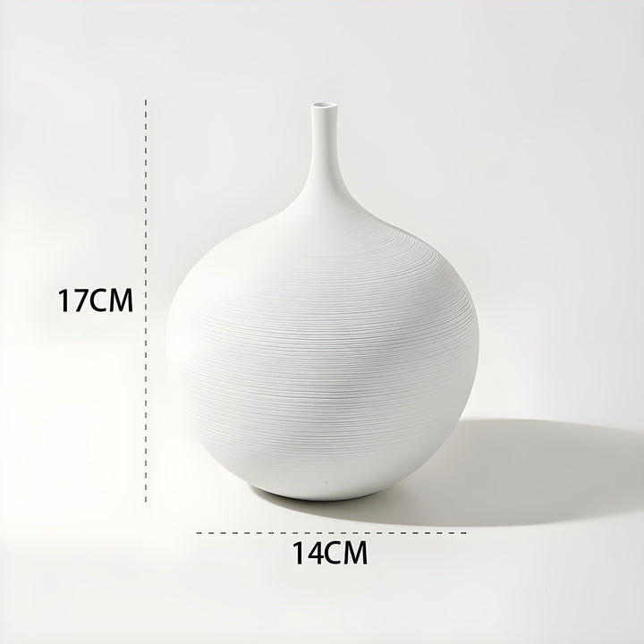 Minimalistisk Handgjord Keramisk Zen Vasen