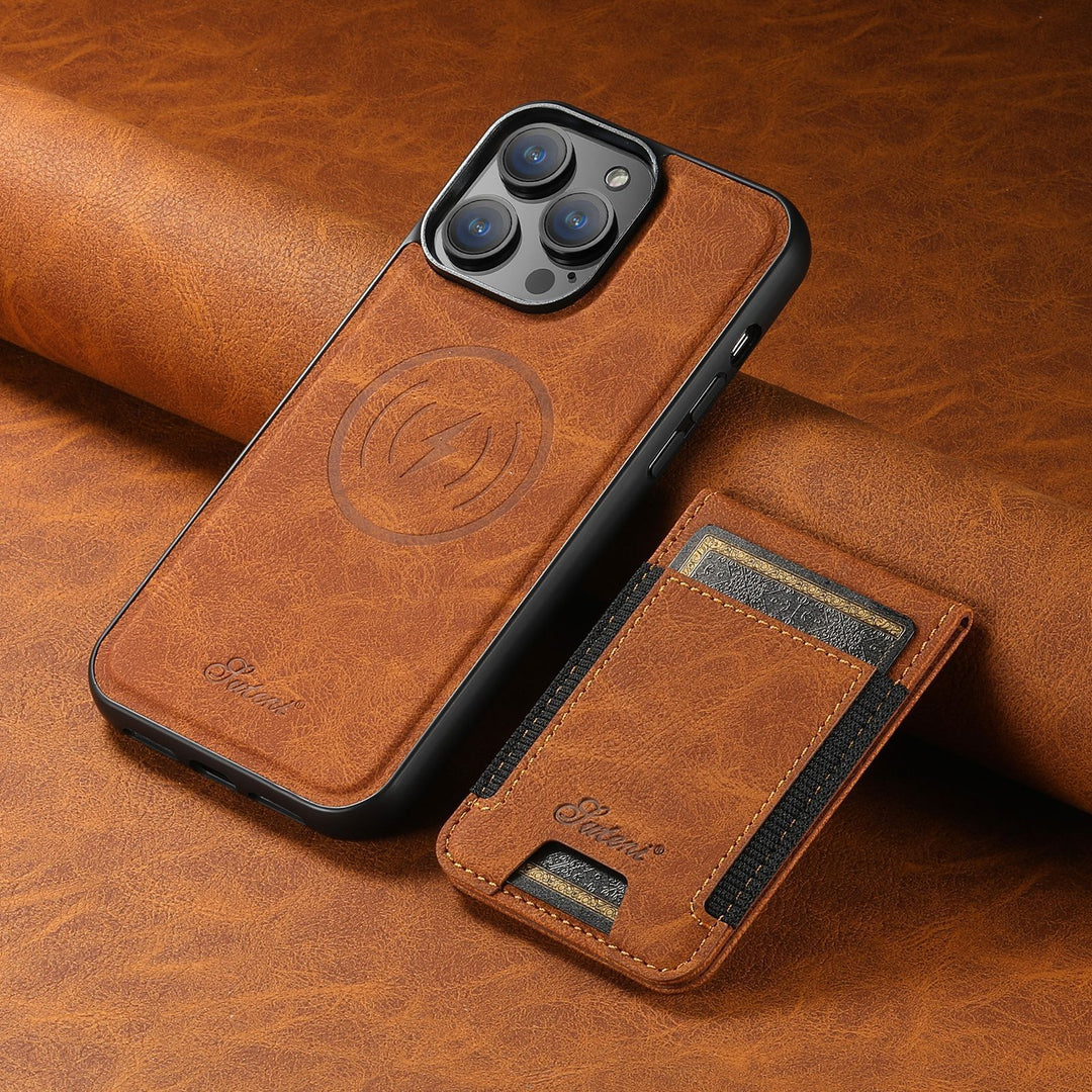 LuxLeather Case - Elegant läderfodral med MagSafe