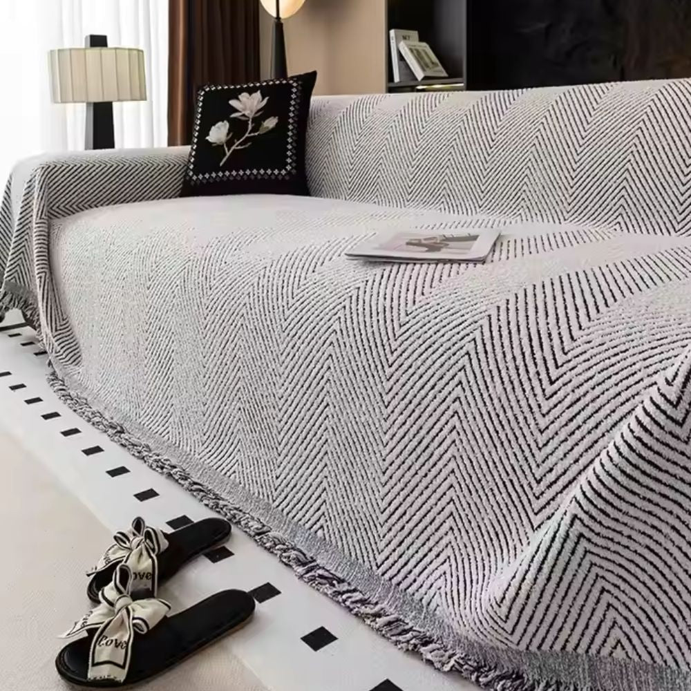 Stripe Herringbone Sofföverdrag