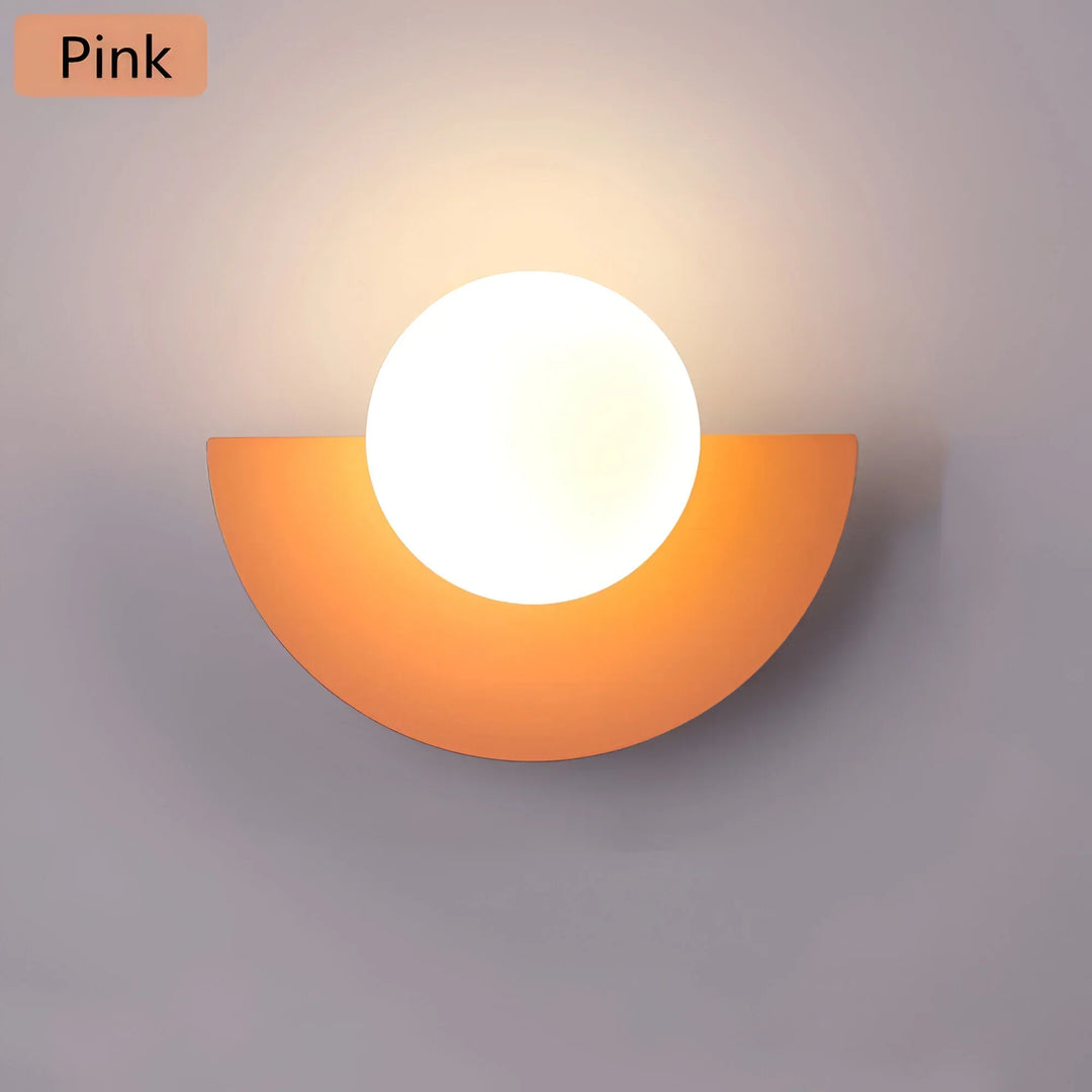 LumiGlow – Modern Halvmåne Vägglampa