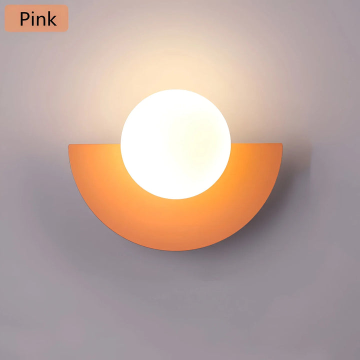 LumiGlow – Modern Halvmåne Vägglampa