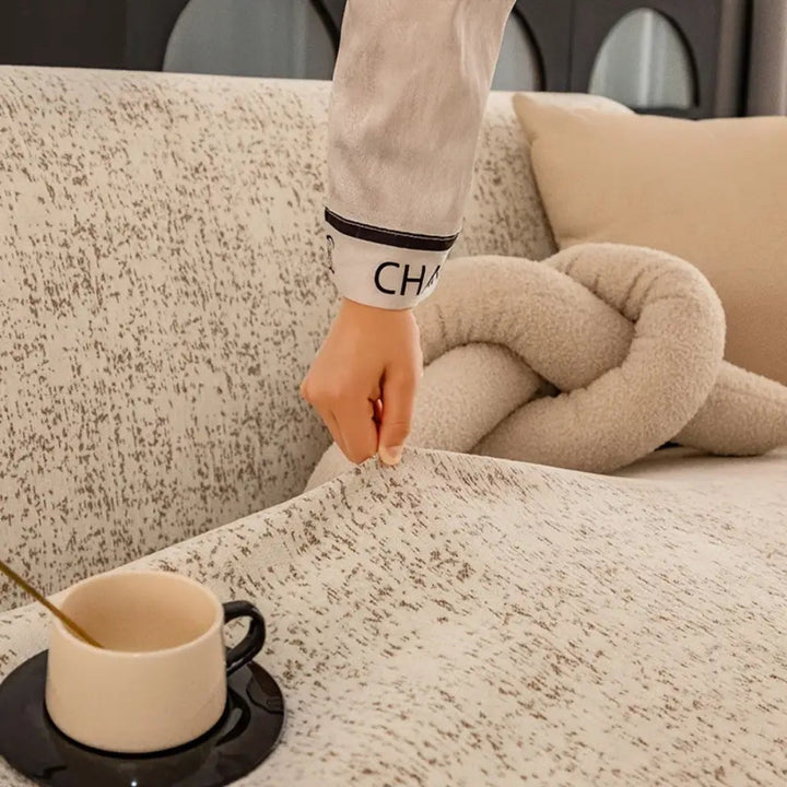 Mönstrad Chenille Sofföverdrag