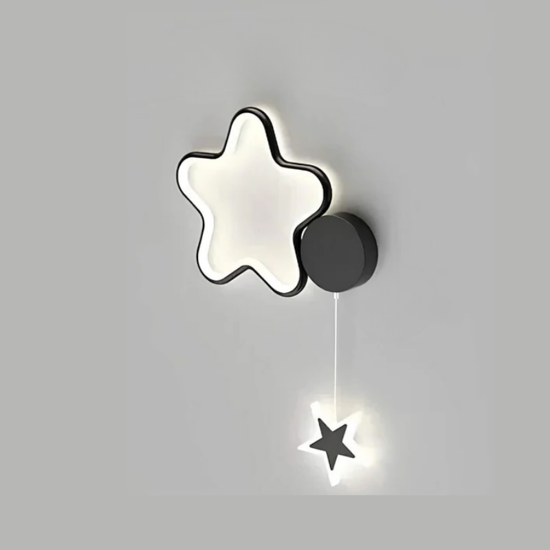 DreamLight | Magisk Vägglampa med Moln, Stjärnor och Måne