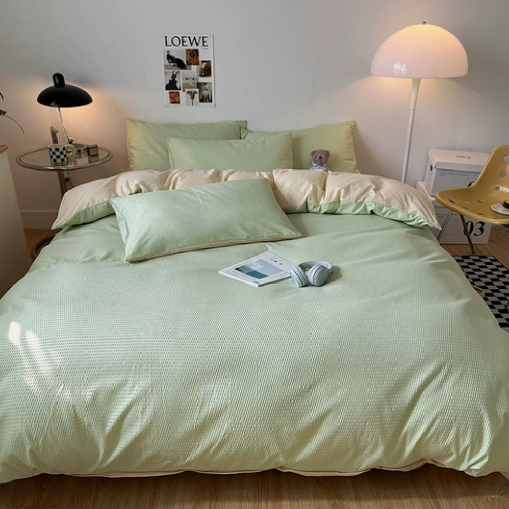 Beaumont Ultra-Mjuk Vaffel Duvet Set | 3-delars Set
