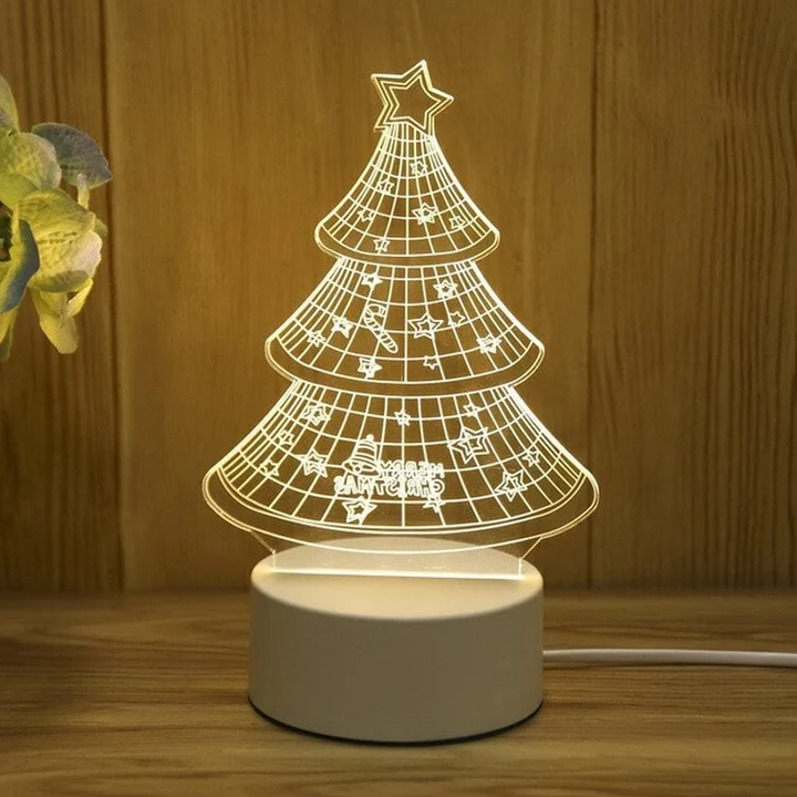 3D Nattlampa Usb
