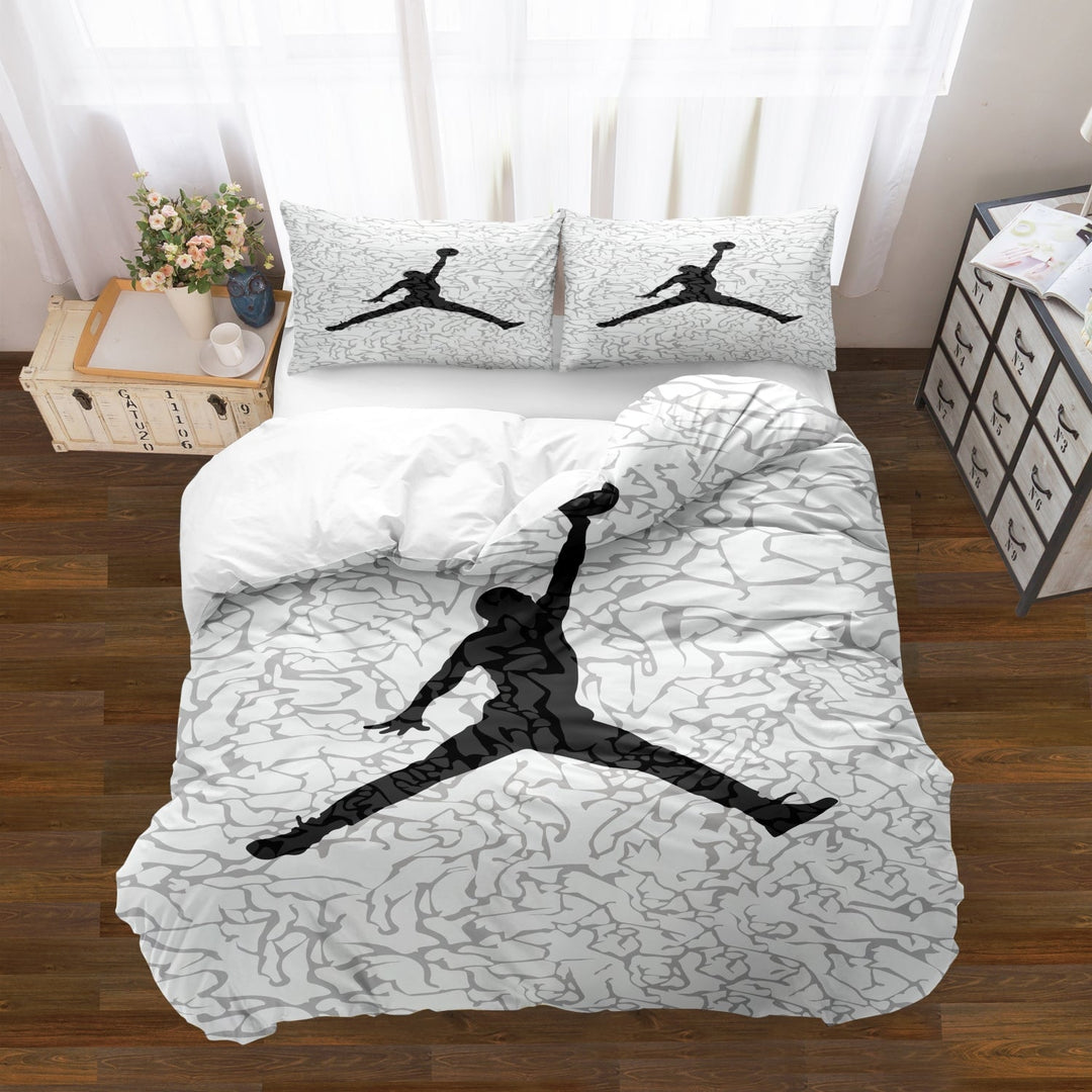 Sportig Lyx Basket Duvet Cover Set - Ultimat Sömnkomfort