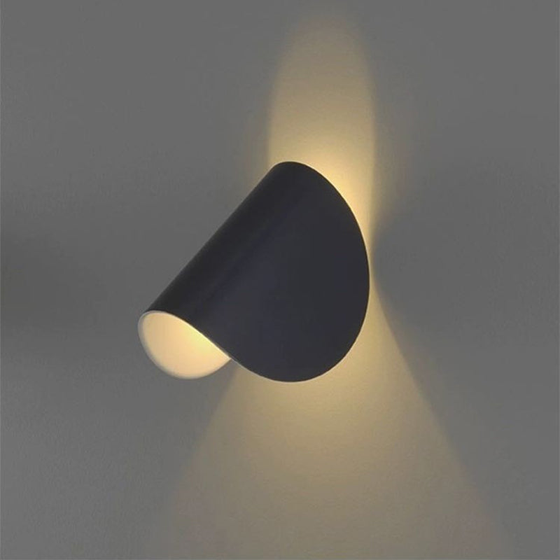 Eveline Modern Geometrisk LED Vägglampa 4 färger Inomhus/Ute Metall