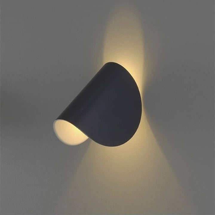 Eveline Modern Geometrisk LED Vägglampa 4 färger Inomhus/Ute Metall