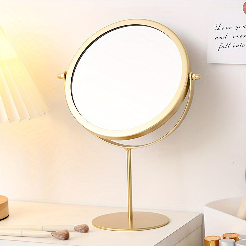 VintageGlow – Justerbar Makeup Spegel med Järnram