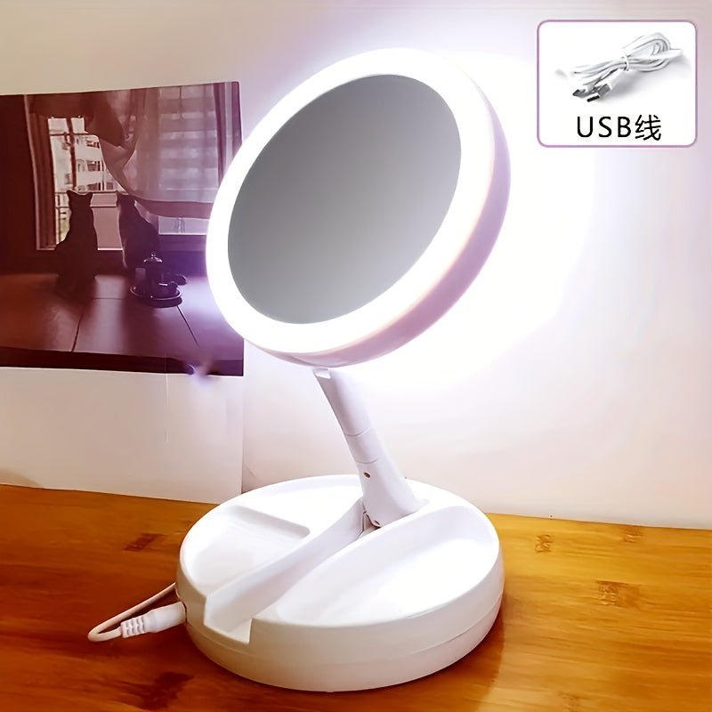 GlowMirror - Portabelt sminkspegel med LED