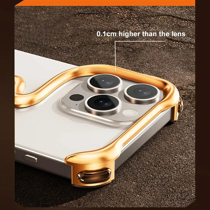 Ramfri Metal Track Bumper iPhone-fodral