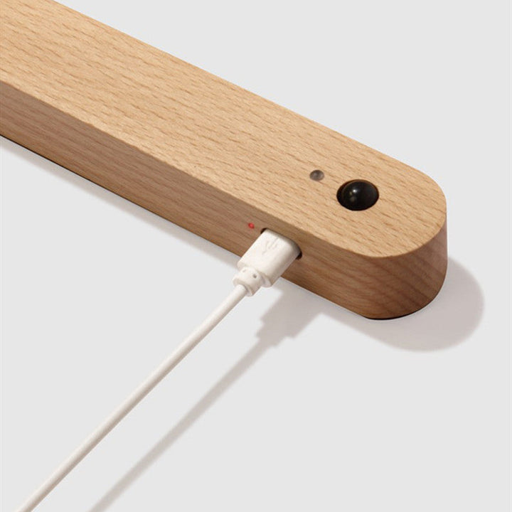 Återuppladdningsbar Trådlös Magnetisk LED Rörelsesensor Nattlampa, för Hall, Garderob, Trappor, Badrum, Bil