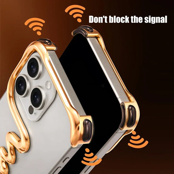 Metalllegering Ramfri iPhone Fodral