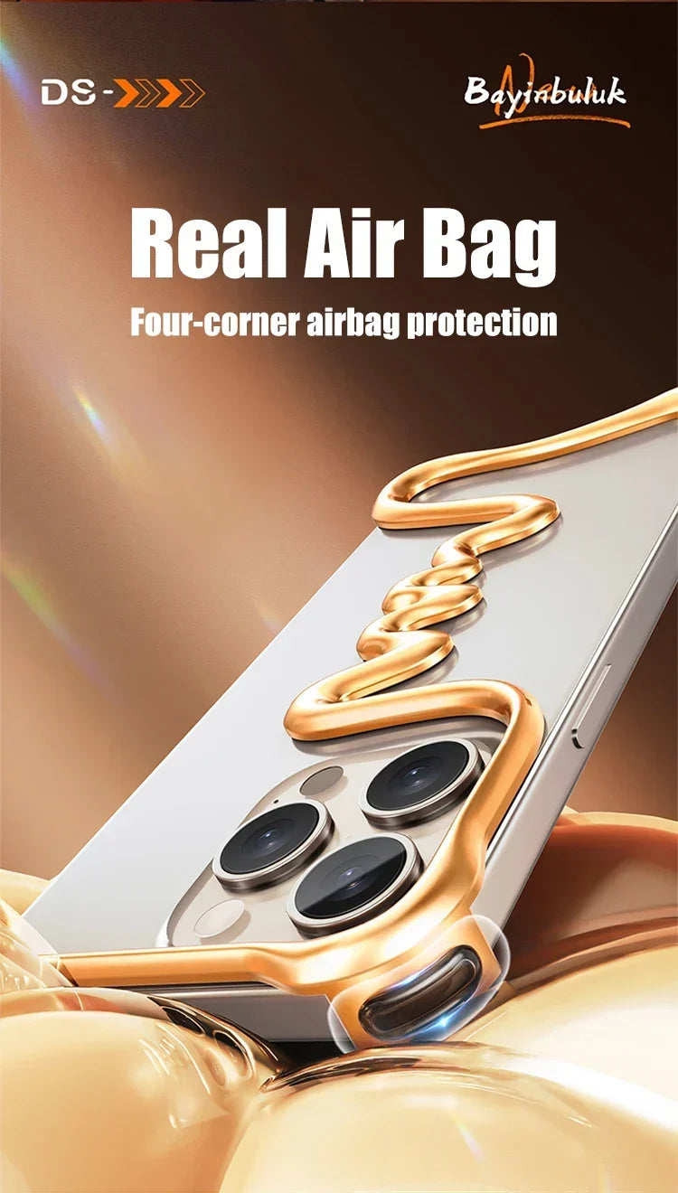 Metalllegering Ramfri iPhone Fodral