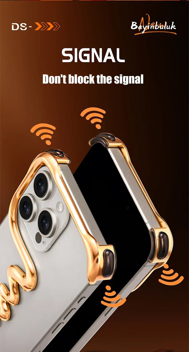 Metalllegering Ramfri iPhone Fodral