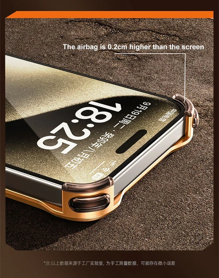 Metalllegering Ramfri iPhone Fodral