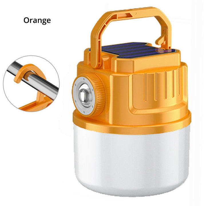 Solenergi LED Utomhus USB-uppladdningsbar Explorer Campinglampa