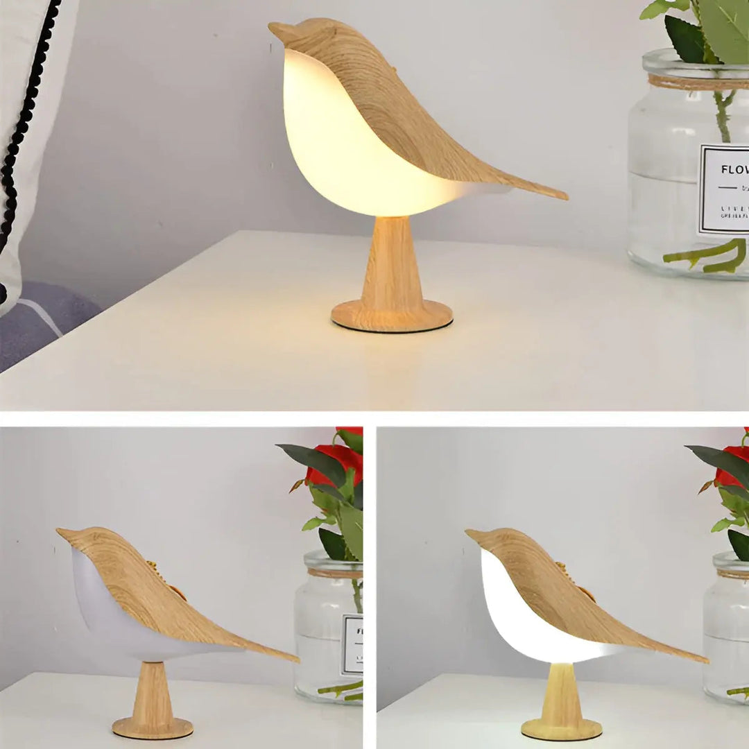 Fågel Lampa - Lumina - Touch Control - Aromaterapi