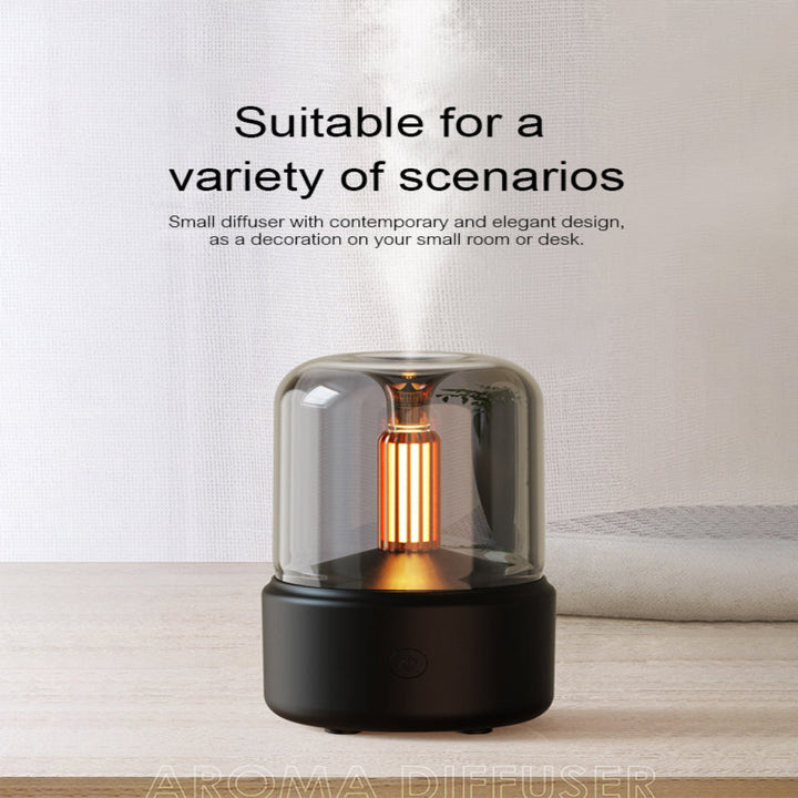 Aromin – Bärbar Mini Aroma Diffuser med Nattljus
