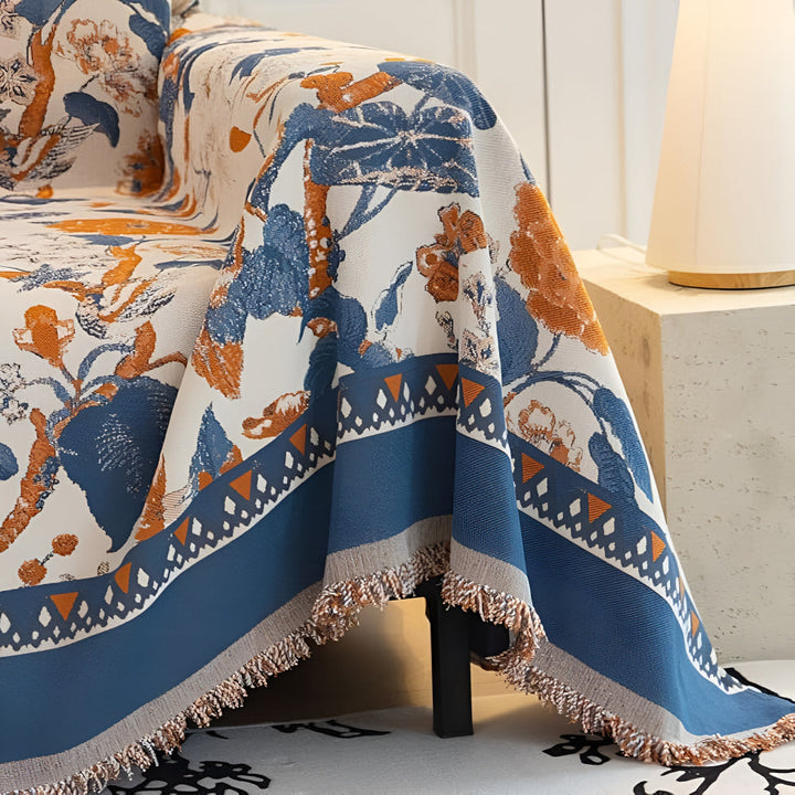 Höst Vinstockar Jacquard Sofföverdrag