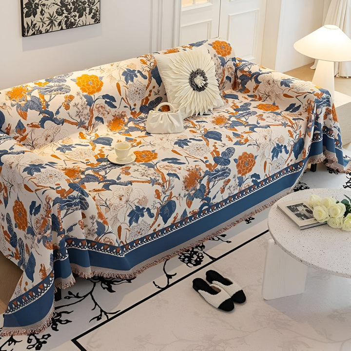 Höst Vinstockar Jacquard Sofföverdrag