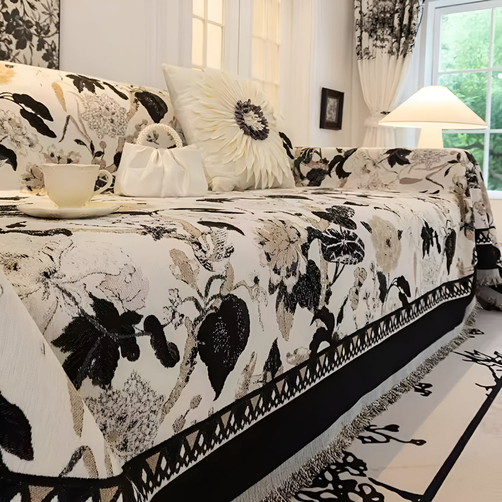 Höst Vinstockar Jacquard Sofföverdrag