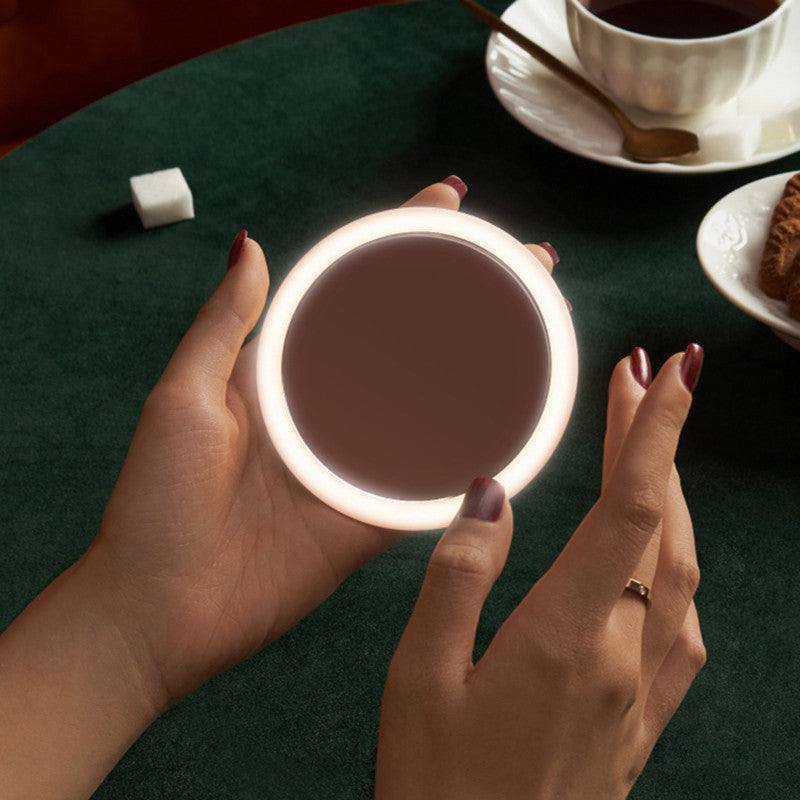 Smart Bärbar Sminkspegel Med LED-ljus
