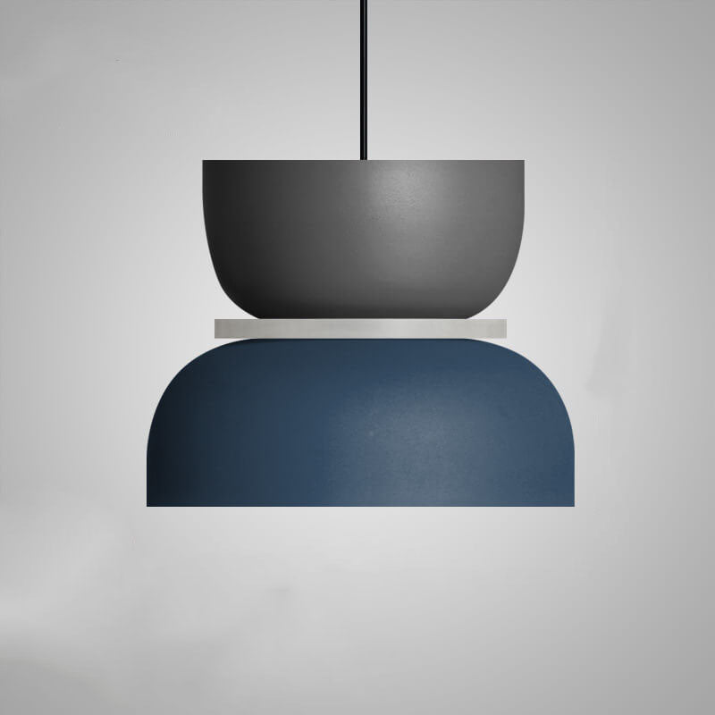 Nordisk färgglad Macaron 1-ljus LED Pendellampa