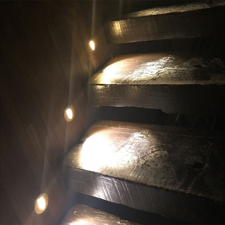 Modern Art Deco Rund Fyrkantig Aluminium Vattentät LED Vägglampa för Korridorer