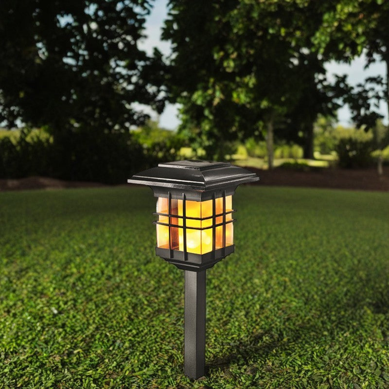 Modern Minimalistisk Kolumn Plast LED Solstång Golvlampa För Trädgård |
