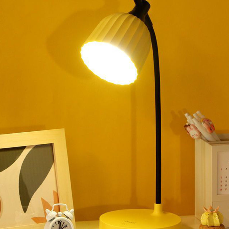 Modern Minimalistisk Rund Vikbar ABS LED Bordslampa För Vardagsrum