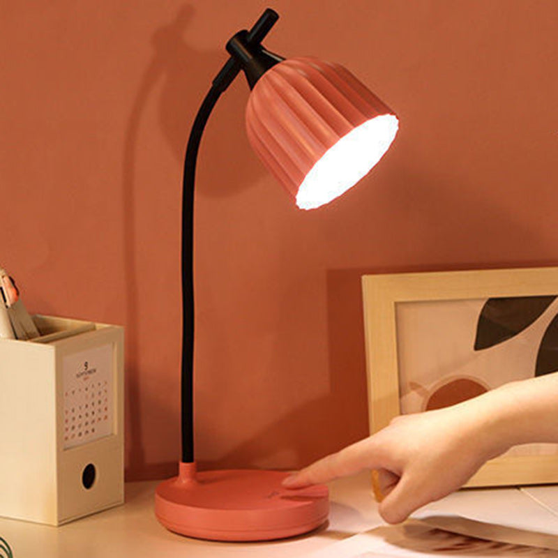 Modern Minimalistisk Rund Vikbar ABS LED Bordslampa För Vardagsrum