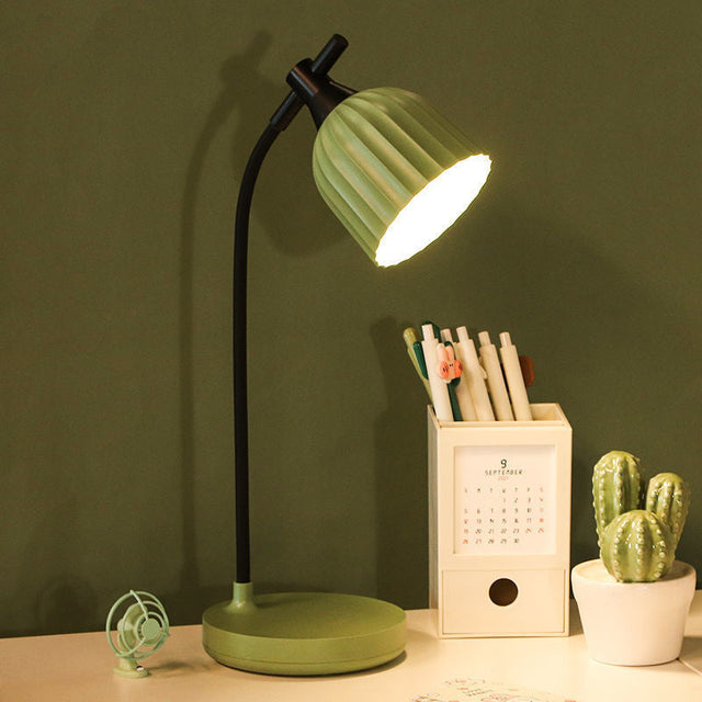 Modern Minimalistisk Rund Vikbar ABS LED Bordslampa För Vardagsrum