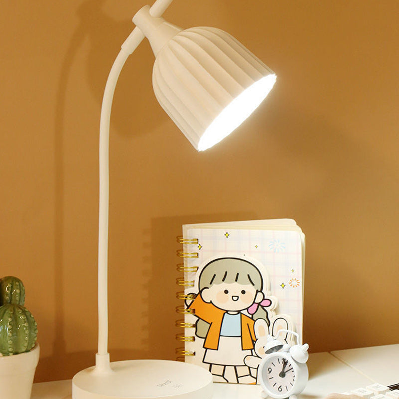 Modern Minimalistisk Rund Vikbar ABS LED Bordslampa För Vardagsrum
