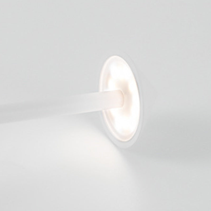 Modern Enkelhet Triangel Kon Rund Akryl Cylinder Järn LED Bordslampa för Vardagsrummet